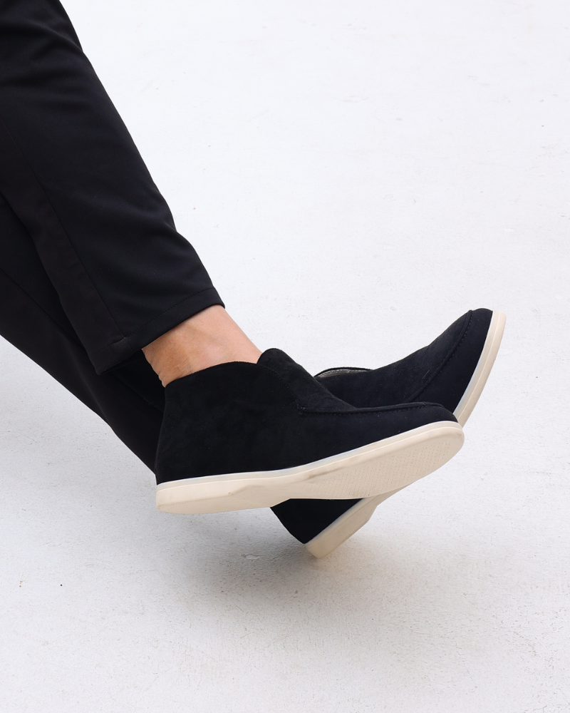 Stivo Hoge Loafers van Suède - STIVO